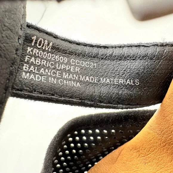 Korks Black Perforated Fabric Wood Block Heel Clog Sandals KR0002609 Size 10M - Picture 6 of 9